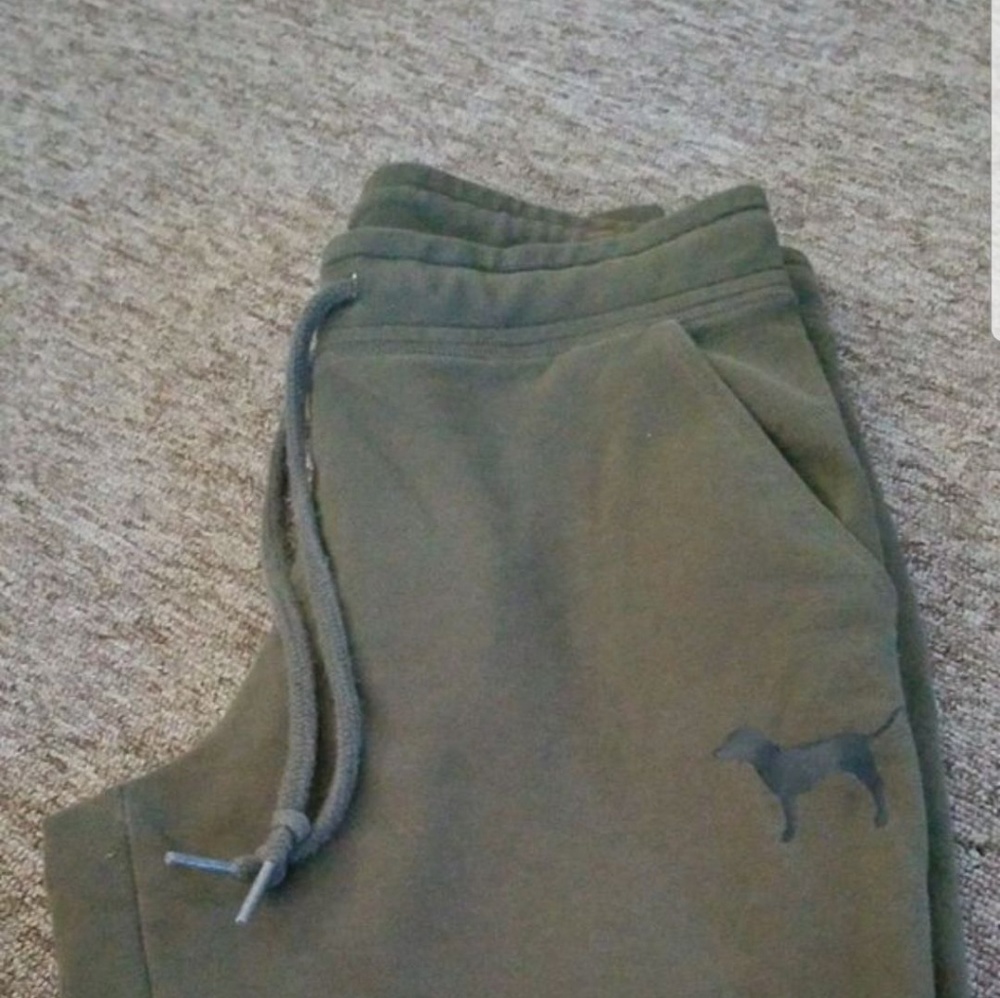PINK stretchy drawstring sweatpants